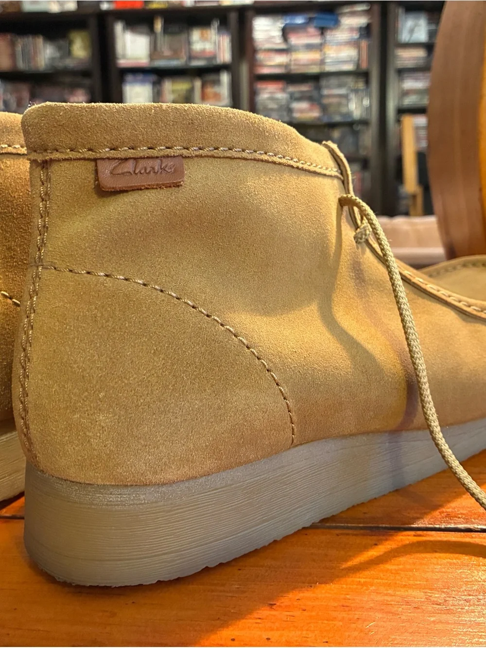 Clarks Men’s Tan Suede Chukka Boots